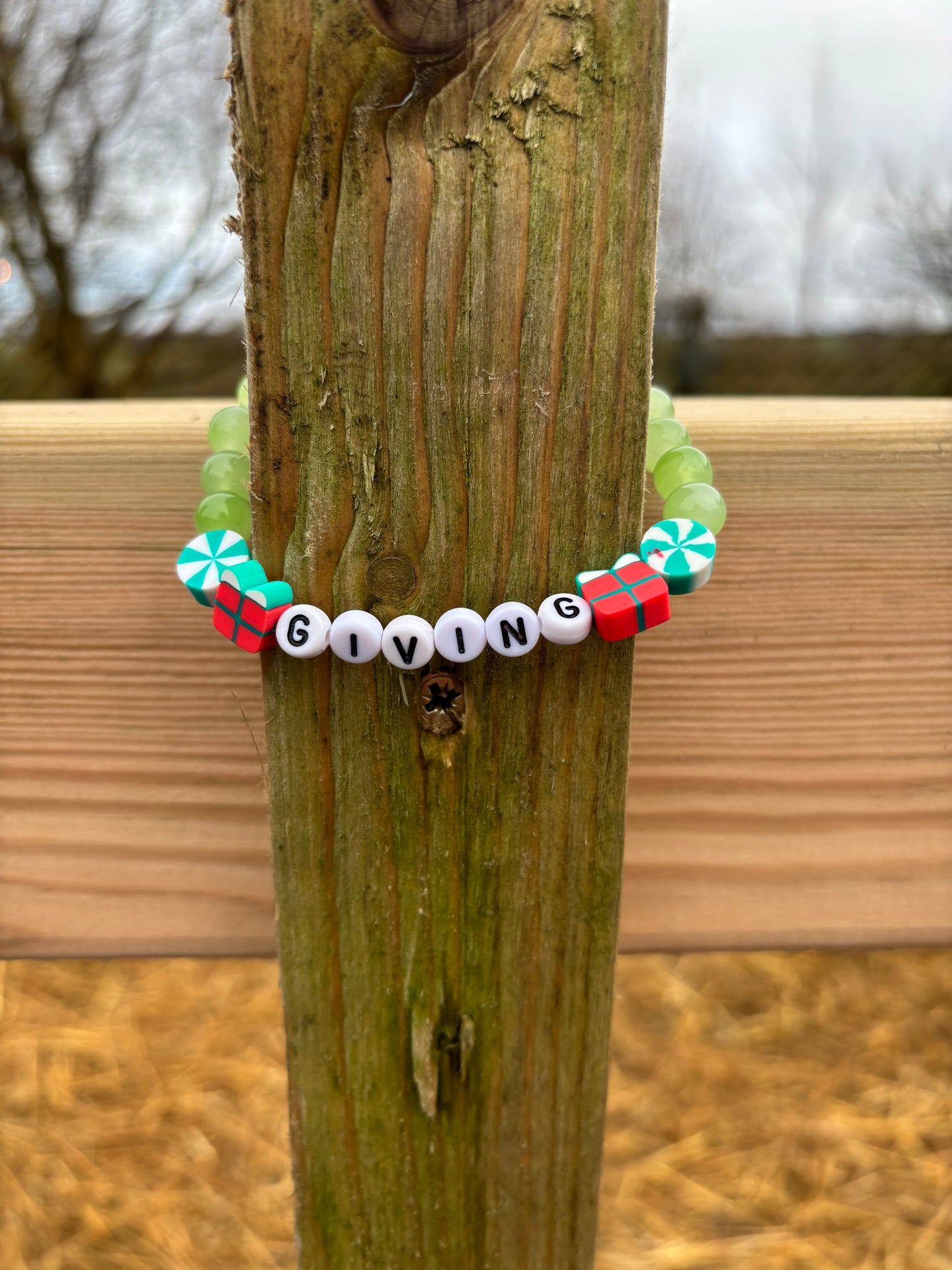 Giving Christmas bracelet