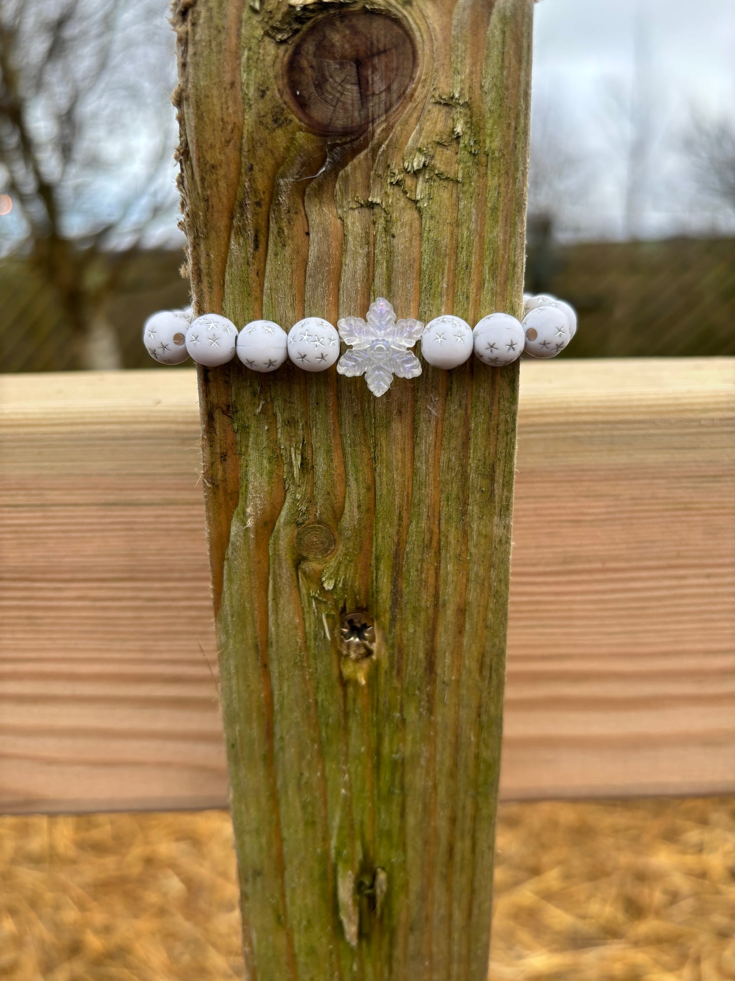 Snowflake Christmas bracelet