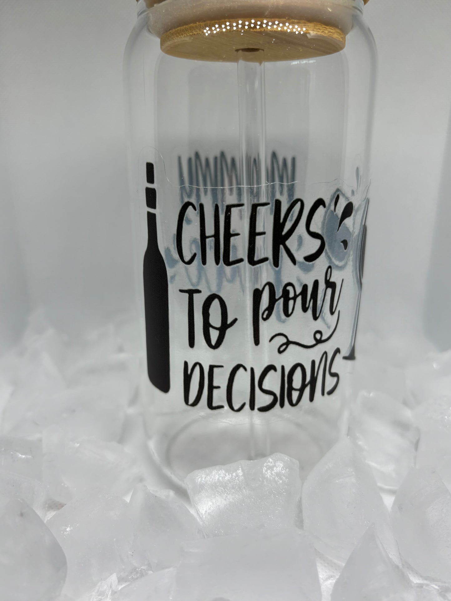 Glass Tumbler Cup - ‘Mommy Juice’