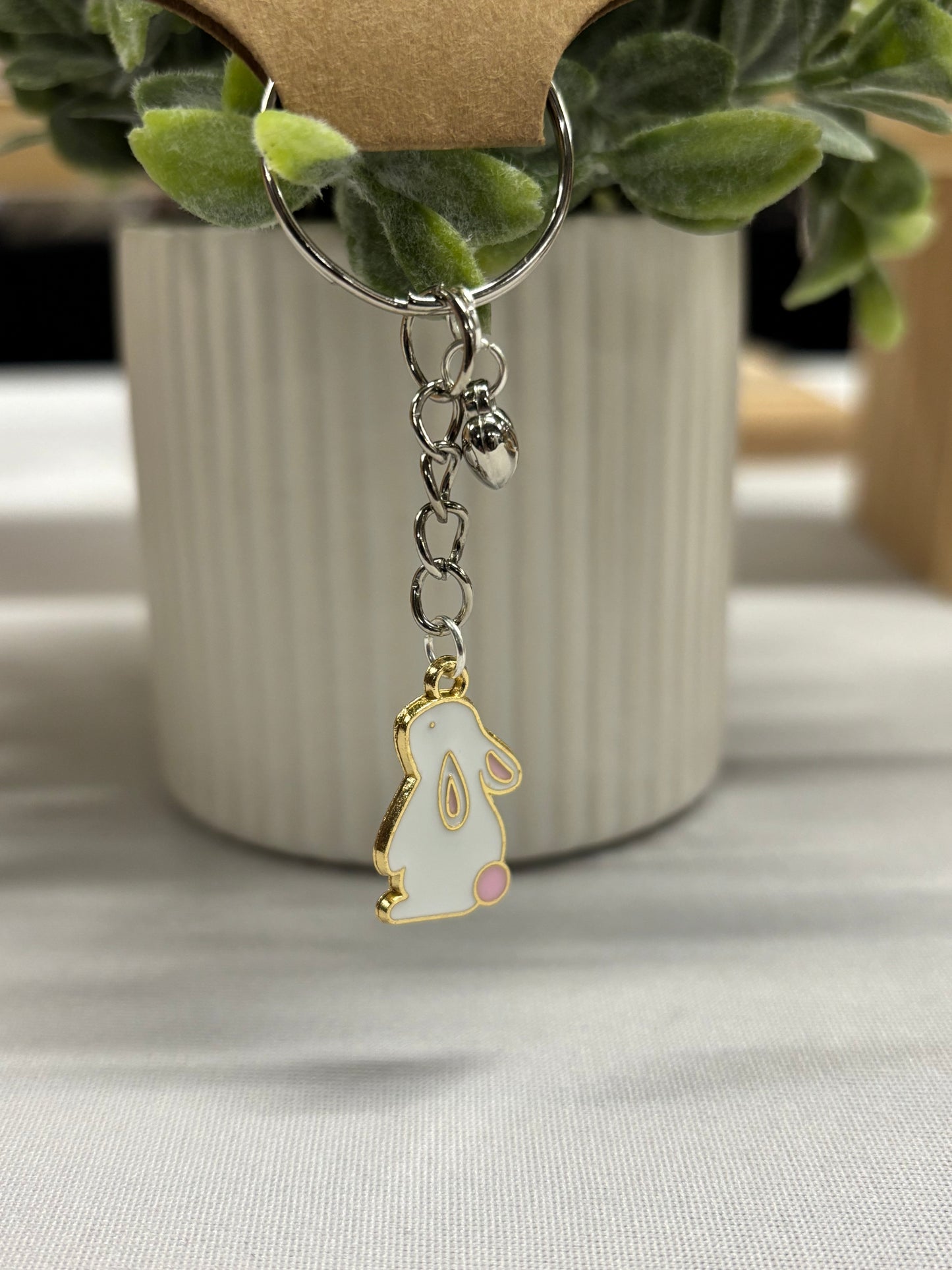 Bunny rabbit keychain