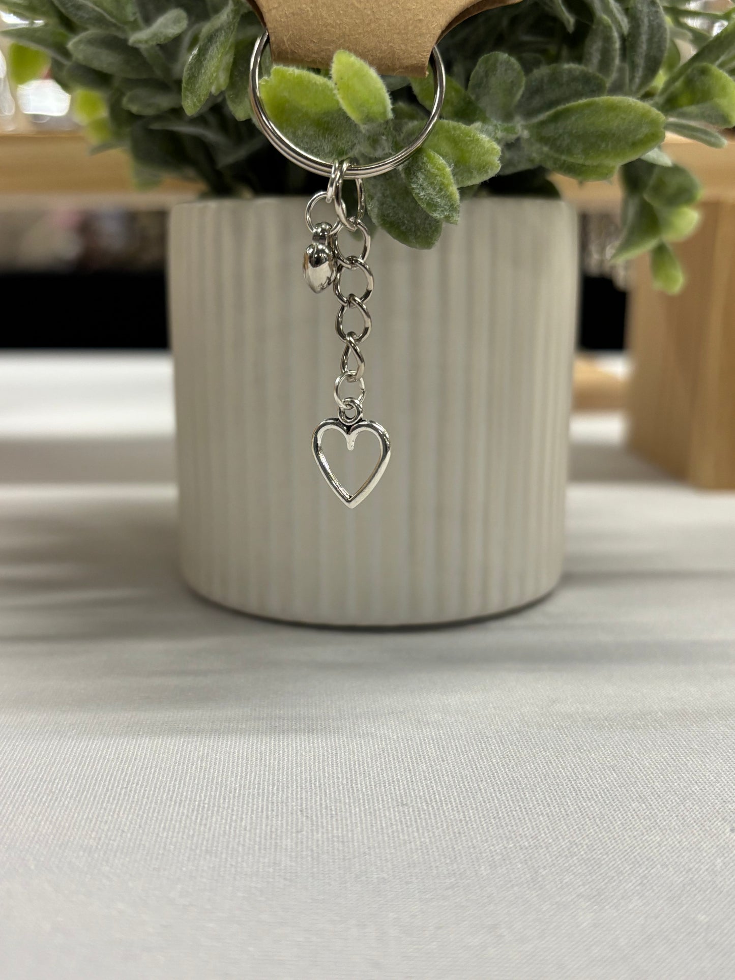 Heart key chain